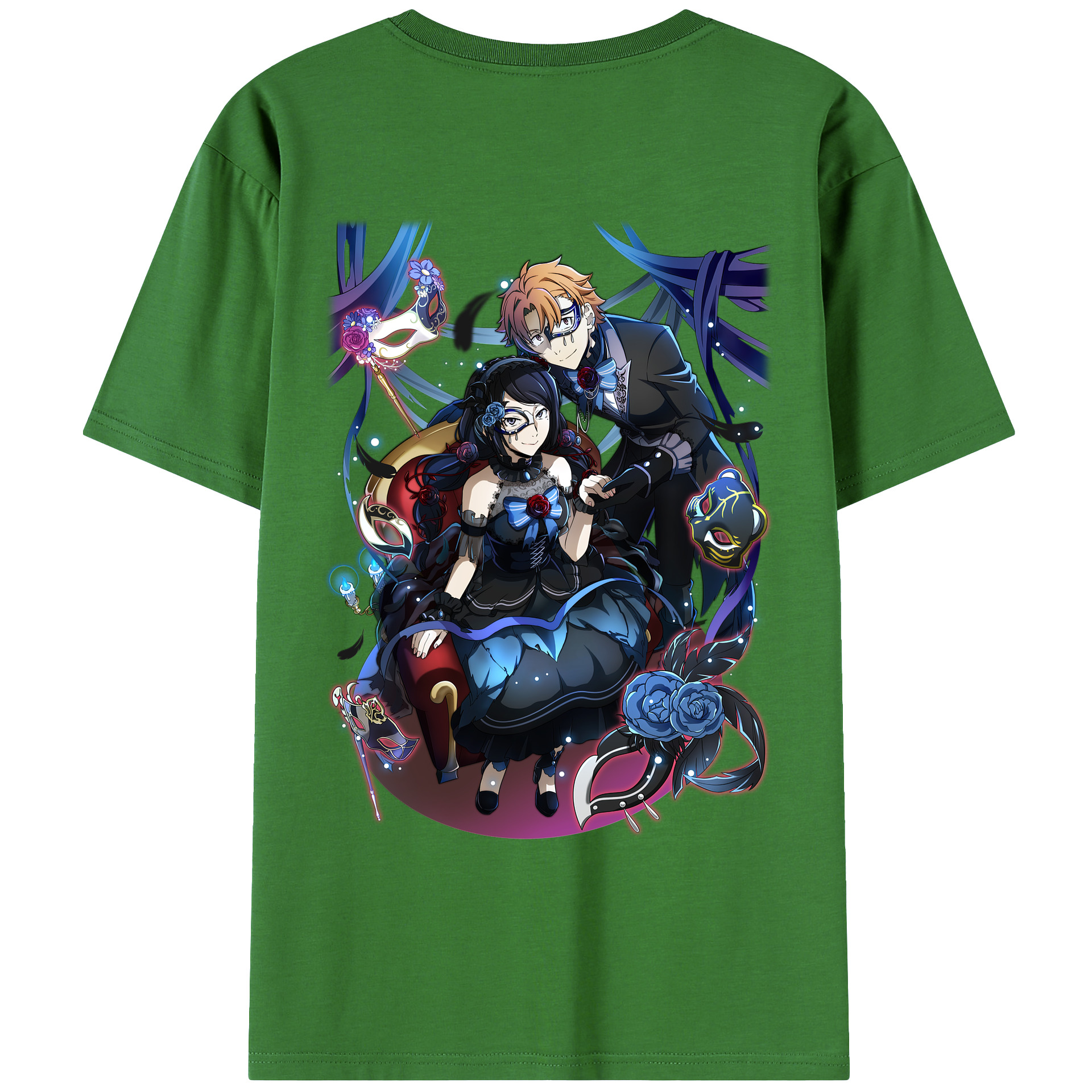 （画像用） 文豪ストレイドッグス Bungo Stray Dogs レディース半袖Tシャツ(バックプリント)